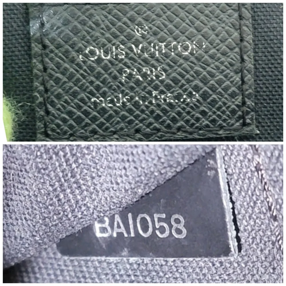 Louis Vuitton Taiga Andrei Messenger Bag Black